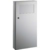 Armatron stainless steel litter bin with lock