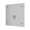 Shower control unit ROBUSTO stainless steel vandal resistant HB