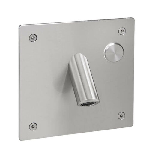 Rubinetto per lavabo in acciaio inox antivandalo