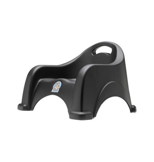 Rehausseur de chaise pour enfants, empilable, plastique noir, KB327**