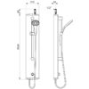 Shower element TEMPOSOFT, self-closing, ADL-749350