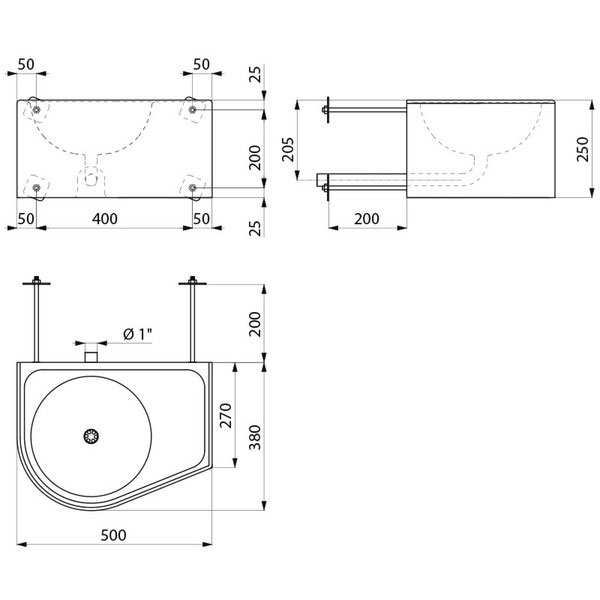 Waschtisch DUO S TC L, ADL-160370