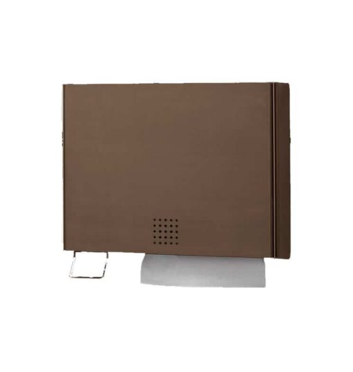 Kombination Papier und Seifenspender Bronze PVD