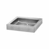 Washbasin without tap hole Stainless steel 120830