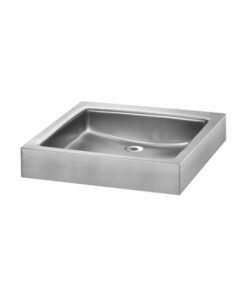 Washbasin without tap hole stainless steel 120830