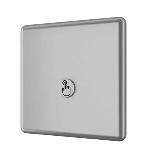 Commande de douche avec bouton-poussoir piézo pour montage encastré, pour eau pré-mélangée, ASA-SLZA 20P