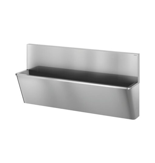 Vasca di lavaggio per sala operatoria con parete posteriore alta, 2100 mm, acciaio inox satinato, ADL-187000