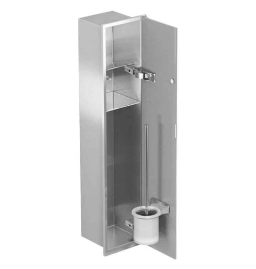 Toilet brush set wall mounting