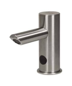 Valvola rubinetto lavabo in acciaio inox opaco