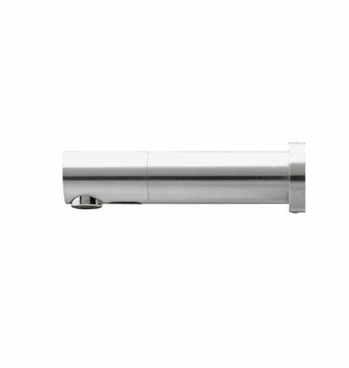 Rubinetto elettronico, per acqua premiscelata, A.170 mm, bocca a parete, acciaio inox satinato