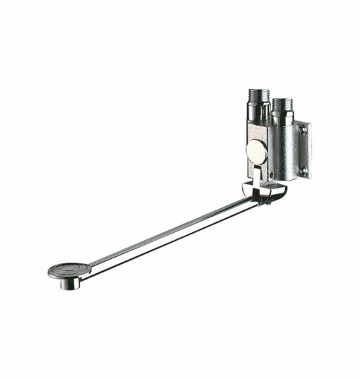 Valvola a chiusura rapida, a pedale, per lavabo, montaggio a parete G1/2B, ADL-736102