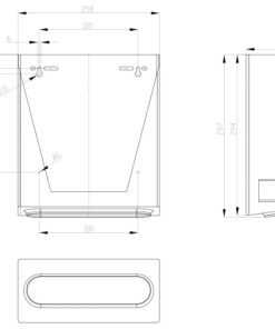 Towel dispenser_ZE111 Drawing