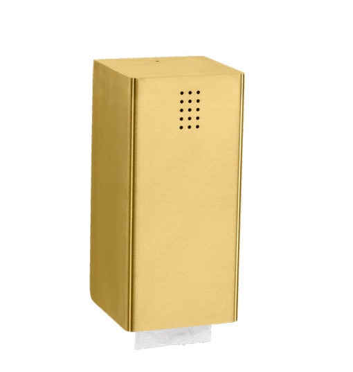 PROOX, Distributore di carta igienica a foglio singolo, acciaio inossidabile con rivestimento PVD, ME-310