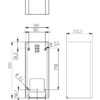 PROOX, Porte-rouleau de papier toilette double avec rétraction automatique, en acier inoxydable avec revêtement PVD, BR-305