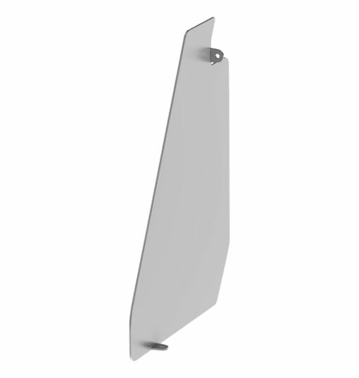 Panneau de discrétion pour urinoir suspendu, acier inoxydable satiné, h. 430mm, ADL-100900**.
