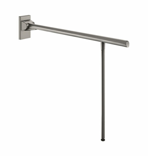 Stützklappgriff mit Fuss, L. 850mm, Aluminium anthrazit-metallic, ADL-511963C**