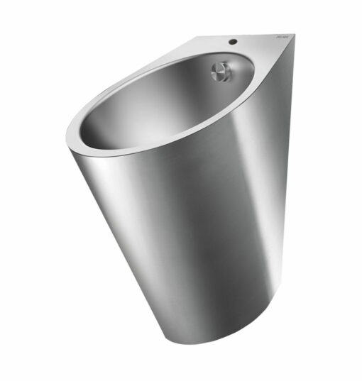 Urinal, FINO, Spülwasseranschluss von oben, wandhängend, Edelstahl satiniert, ADL-135110