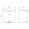 Ultra-fast hand dryer, mirror polished stainless steel, ADL-510622