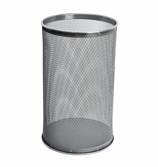 Freestanding waste bin, grey, 32 litres