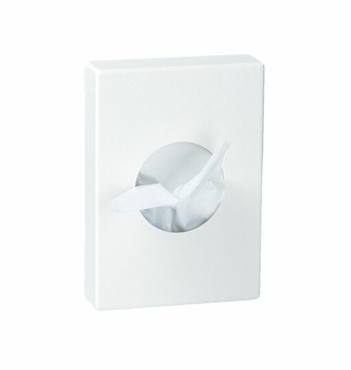 Hygiene bag dispenser white coated 2