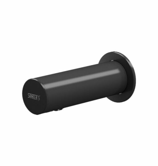 Distributeur automatique de savon mural en acier inoxydable noir, avec réservoir de savon de 1 L, 230V AC
