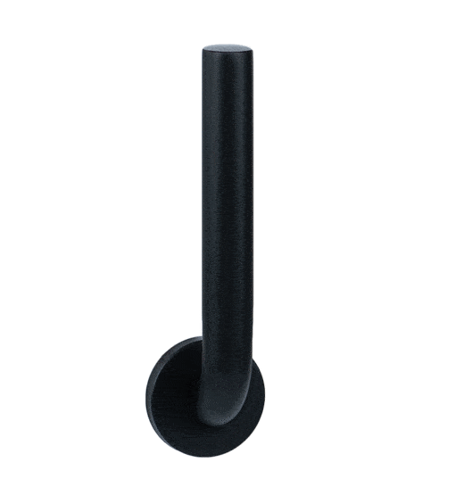 Spare roll holder Robust black coated