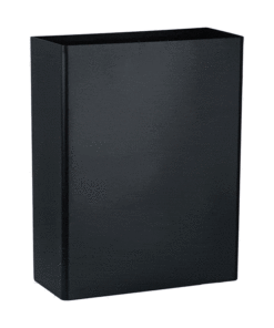 Litter bin black coated Armatron