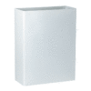 Waste bin white coated Armatron