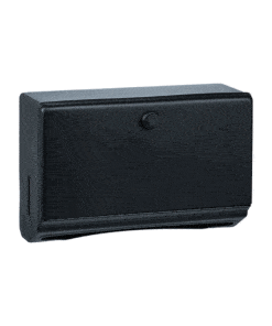 Paper towel dispenser small black coated