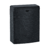 Hygiene waste bin black coated Armatron