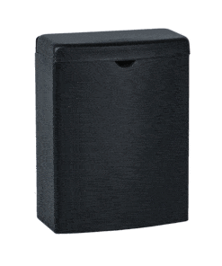 Hygiene waste bin black coated Armatron