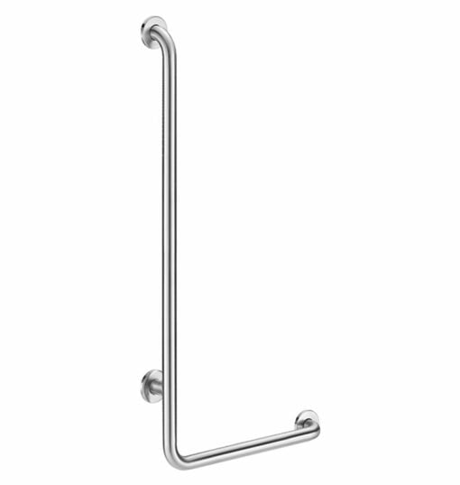 Main courante en L, Ø 32, h. 1150 mm, finition satinée version droite, ADL-5071DS