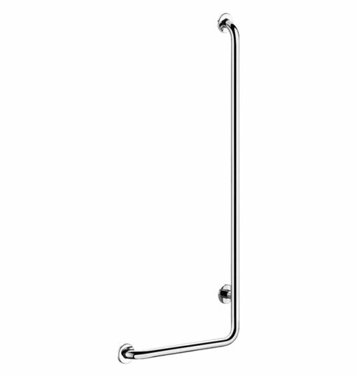 L-shaped handrail, Ø 32, h. 1150 mm, high-gloss left version, ADL-5071GP2