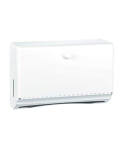 Paper towel dispenser small white coated