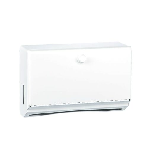 Paper towel dispenser small white coated