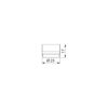 Aerator M22x1 IT for safety eye shower, ADL-A22LY75