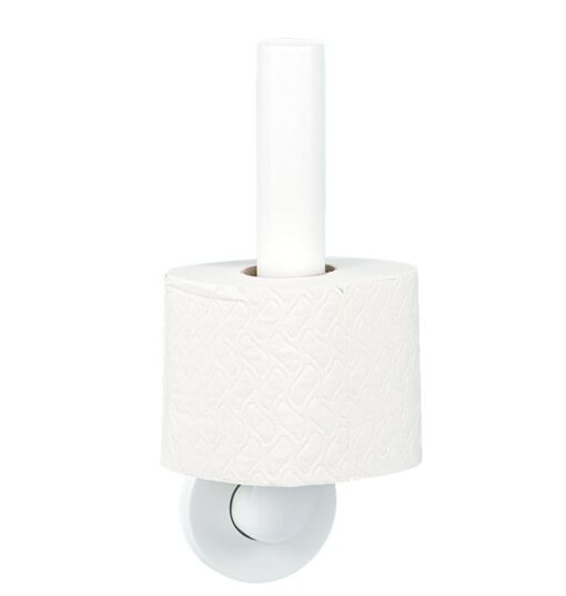 Spare roll holder white coated very robust with roll