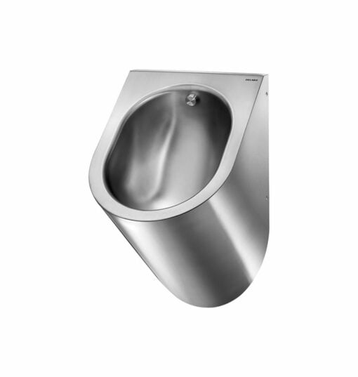 Urinal DELTA HD wall-hung, stainless steel, flush water connection at rear, ADL-164770