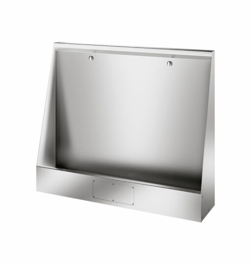 Canalina per orinatoio LP, largh. 1200 mm, a pavimento, acciaio inox satinato, ADL-130310 B2
