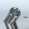 Miscelatore per lavabo VIKING in acciaio inox, bocca 86,4 mm, A-JVA-864**