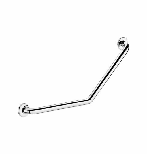 Angle handle 135° stainless steel glossy, 400 x 400 mm, 2 fixing points, ADL-5081P2