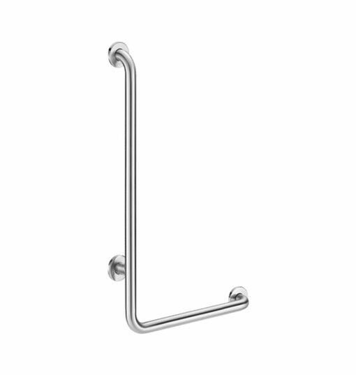 Handrail L-shape, satin stainless steel, h. 750 mm, right version, ADL-5070DS