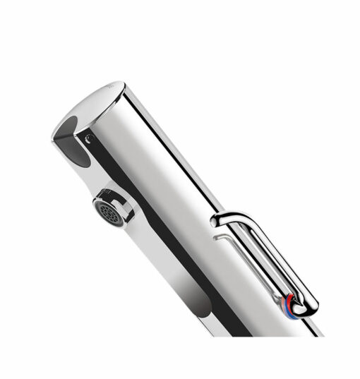 Miscelatore elettronico TEMPOMATIC MIX 4, funzionamento a rete con alimentatore nascosto, leva di miscelazione lunga, h. 75 mm, ADL-490100LH