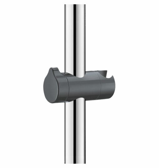 Slider for hand shower, for shower rail Ø 32, nylon glossy grey-anthracite, ADL-510110NG