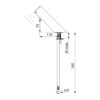 Electronic valve TEMPOMATIC 4, integrated batteries, h. 75 mm