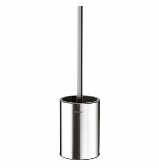 Set di scopini per montaggio a parete, acciaio inox satinato, fissaggio antifurto