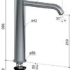Miscelatore monocomando per lavabo, HOB-CX003HC