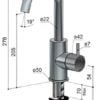 Single-lever basin mixer, with swivel spout, chrome-plated