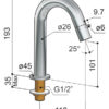 Cold water valve, HOB-U001