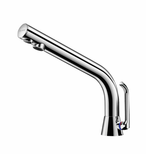 Mitigeur électronique BINOPTIC MIX, alimentation secteur, levier de mélange long, hauteur de gouttes 170 mm, 388MCHLH**.